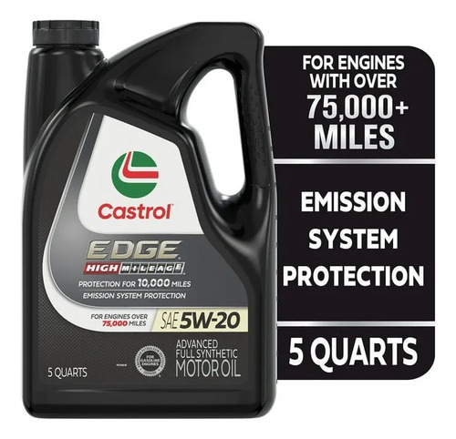 Aceite Castrol Edge 5w20 Alto Kilometraje Sintético 4.73lt
