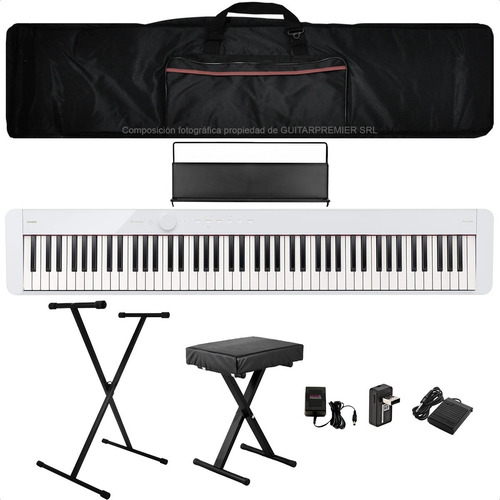 Piano Digital Casio Privia Px-s1100 Pedal Pie Funda Banco