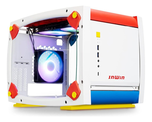 Gabinete Gamer In Win Explorer Justice Minitorre Itx, Blanco