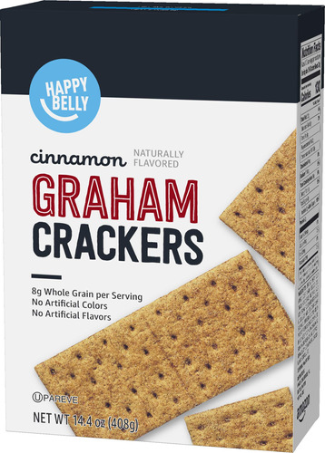 Marca Amazon  Galletas Happy Belly Canela Graham, 14.4 O.