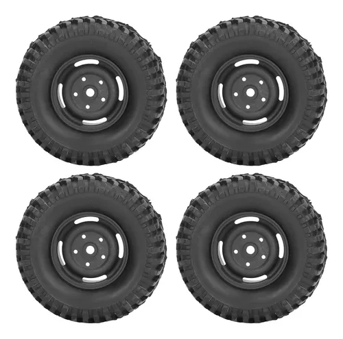 Neumáticos de goma de 110x40mm para coche teledirigido, 4 piezas, 1,9