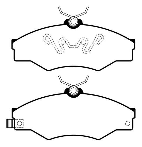 Pastillas De Freno Para Toyota Hilux 2.4 4x2 00/04 Litton