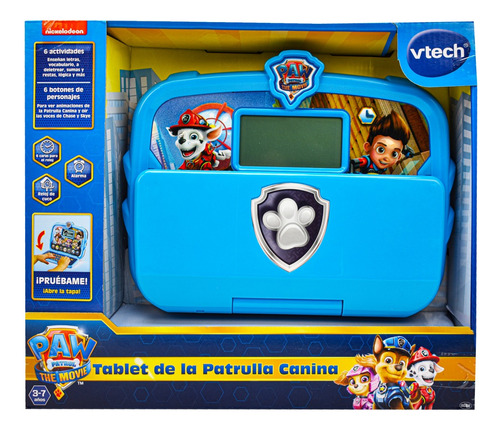 Paw Patrol Tablet De La Patrulla Canina Sonidos Vtech Color Azul