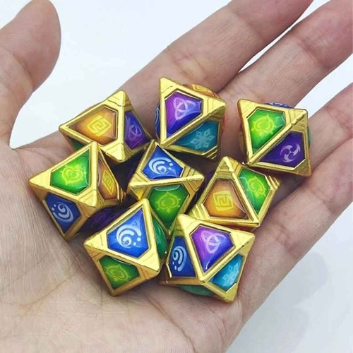 Dados Invocacion De Los Sabios Genshin Impact (juego X 6)