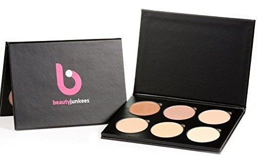 Paleta De Maquillaje Powder Highlighter - Kit 6 Shade Glow, 