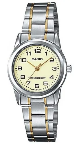 Reloj CASIO 1302D-7B metálico plateado original mujer y hombre