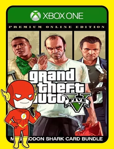 Grand Theft Auto V Edição Online Premium e Pacote de Dinheiro  Tubarão-Baleia Xbox one Código 25 Dígitos - CardLândia