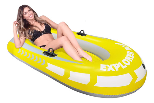 Outoory Lancha Inflable Para 2 Personas, Barco Inflable De 5