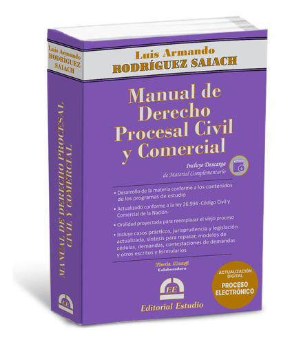 Manual De Derecho Procesal Civil Comercial Rodriguez Saiach