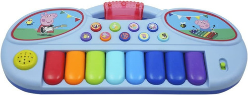 Imagen 2 de 3 de Piano Electrónico Infantil Peppa Pig Luces,sonidos,melodias