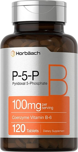 P5p Vitamina B6 Activada 100mg | 120 Tabletas | Suplemento .