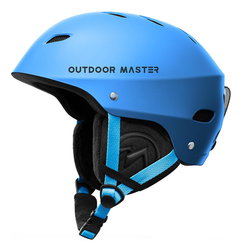 Casco Outdoormaster De Esqui Con Certificado Astm, 9 Opcione