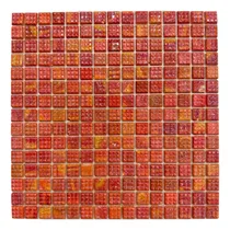 Comprar Venecitas Mosaiquismo Naranja Oscuro X 225u. Bs As Mosaicos