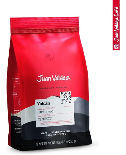 Café Moído Colombiano Juan Valdez  Volcan Idem Espresso 250g