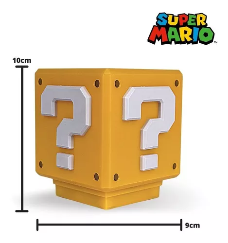 Luminária/Abajur Mario e Cubo de Interrogação: Super Mario Bros LED RGB  Com Controle - Toyshow Tudo de Marvel DC Netflix Geek Funko Pop  Colecionáveis