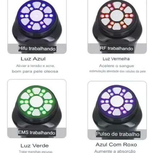 Ultrassom Microfocado Portatil Mini Hifu 3ªgeração 3.0 4em1