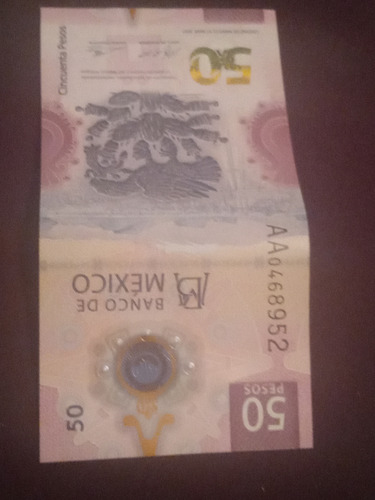 Billete Ajolote Serie Aa 