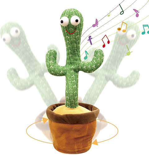 Brilla De Felpa Imitando Al Cactus Parlante