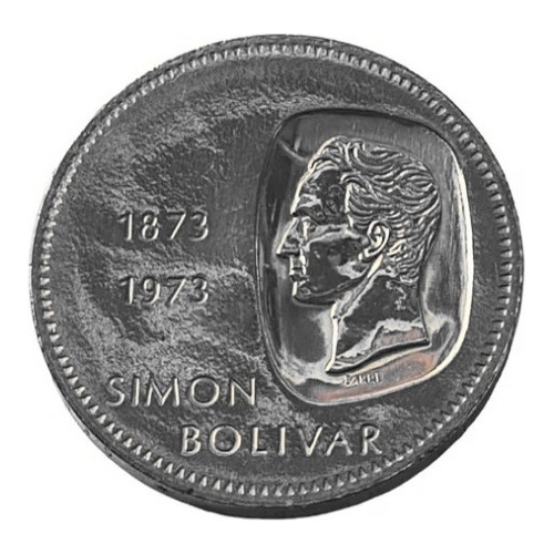 Moneda De Plata Conmemorativo 1873 A 1973 Venezuela 10 Bs