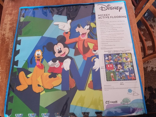 Piso De Goma Eva Plaza Blanda Encastrable Disney