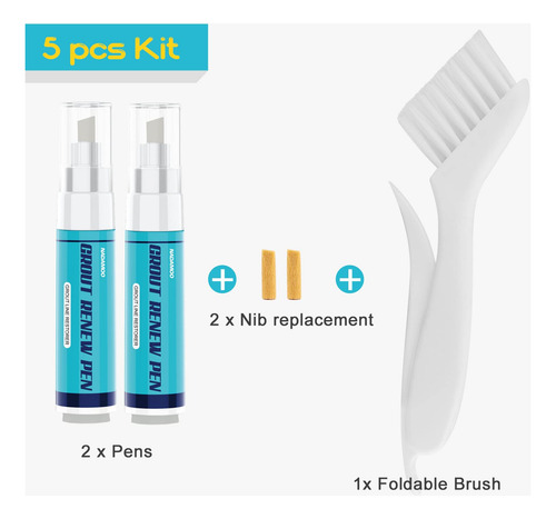 2 Marcador Gris Renovador De Juntas De Azulejos 20ml + Acces