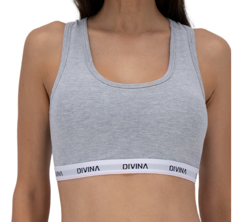 Divina Top Deportivo Mujer Crop Top Dama Ropa Interior Gym