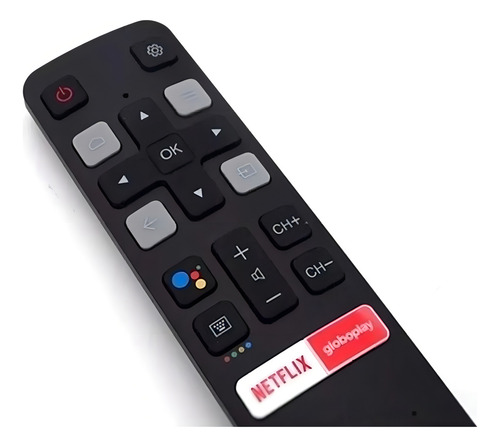 Kit 10 Controle Tcl Smart 4k Netflix Globoplay Semp Rc802v