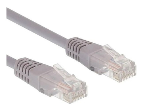 Cable Utp Patch Cord Cat6 Trautech De 3 Metros Gris