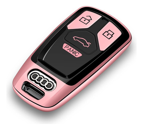 Tengare Car Key Fob Cover Compatible Con Audi Accessories Pr