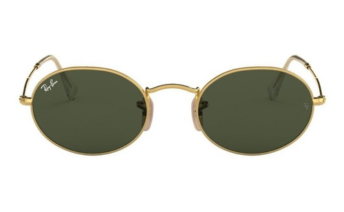 Lentes De Sol Oval Gold Verde Ray-ban Rb35470013151