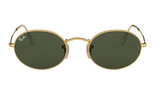 Lentes De Sol Oval Gold Verde Ray-ban Rb35470013151