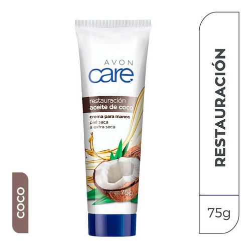  Crema Para Manos Hidratante X2 Unid - Avon Care® Linea Aceite de Coco