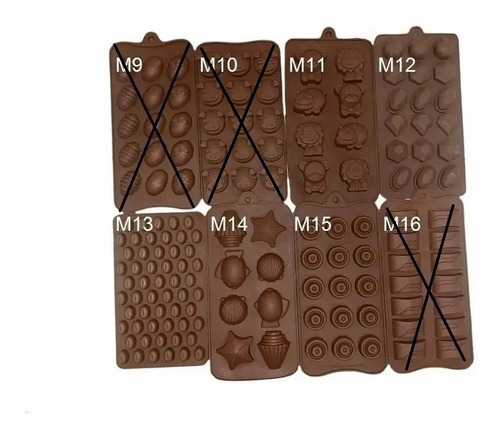 Imagen 2 de 7 de Moldes De Silicona Para Bombones Importado Oferta Unica !!!