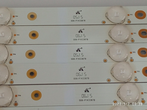 T0t 40b3800 8 Tiras De 5 Leds Pioneer Ple 4005fhd (Usado)