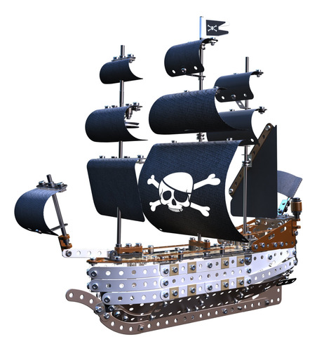 Meccano Elite Modelo Barco Pirata Set