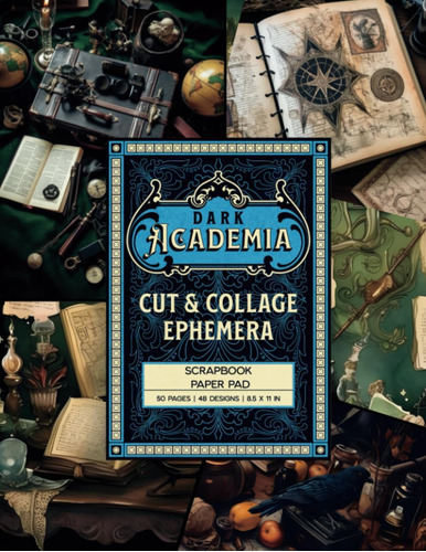 Libro: Dark Academia Cut And Collage Ephemera And Scrapbooki