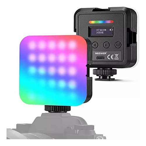 Neewer Luz De Video Rgb Magnetica, Luz Camara Led Rgb61 Ya