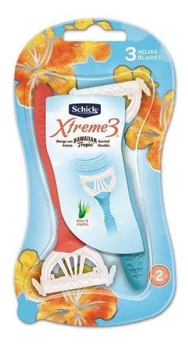 Schick Xtreme 3 Piel Delicada Afeitadora Descartable 2u