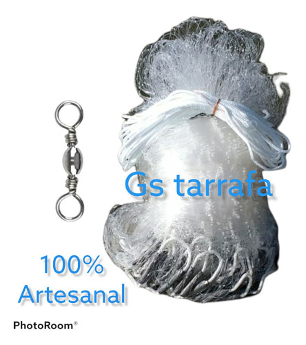 Tarrafa Artesanal Malha 6cm Fio 035 Altura13 Palmos , 3kg