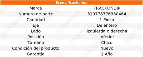 (1) Buje Horquilla Del Izq/der Inf Strada 07/14 Trackone