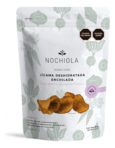 Snack Jícama Verdura Botana Deshidratada Enchilada Sano 60g