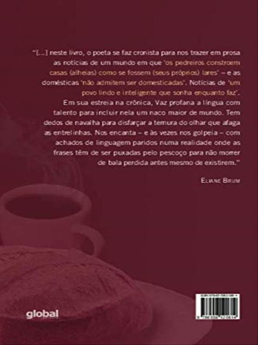 Literatura, Pão E Poesia: História De Um Povo Lindo E Inteligente, De Vaz, Sérgio. Global Editora, Capa Mole Em Português