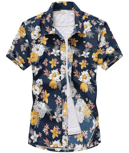 Camisas Florales Hawaianas De Talla Grande Para Hombre De Ma