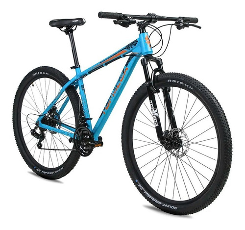 Bicicleta Mtb Topmega Sunshine R29 21v Shimano Celeste