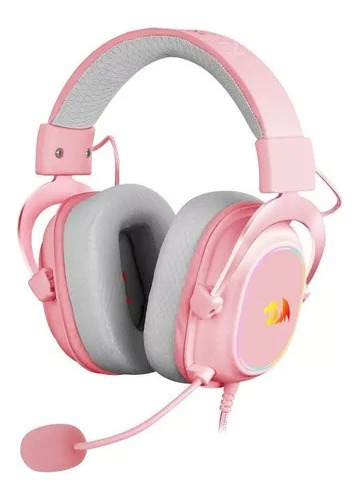 Headset Redragon Zeus X Pink Rgb H510 7.1