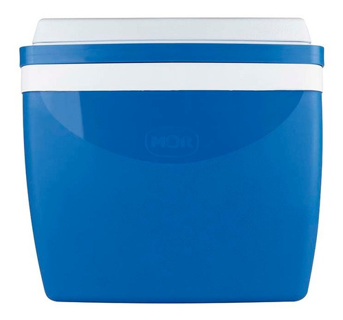 Caixa Térmica Cooler Azul 26 L Mor Até 35 Latinhas De 350ml