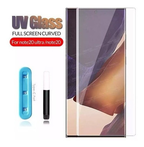 Película De Vidro Cola Líquida Uv Samsung Galaxy Note 20