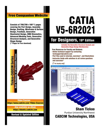 Libro: Catia V5-6r2021 Para Diseñadores, 19a Edición