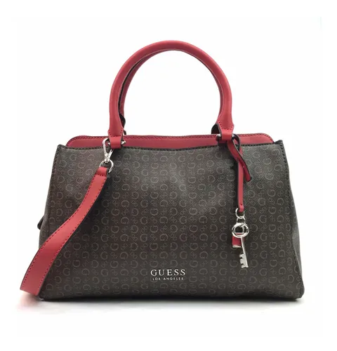 Bolsa guess cafe con rojo hotsell