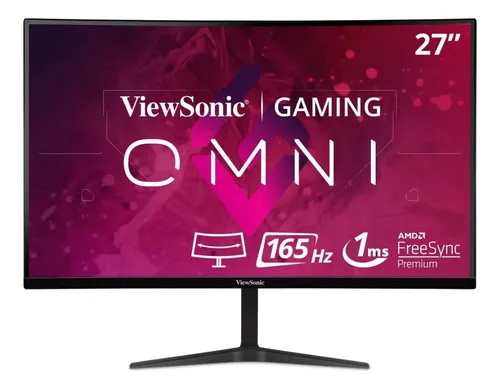 Monitor Curvo 27 Viewsonic Vx2718 Mhd 165hz Full Hd Pcreg